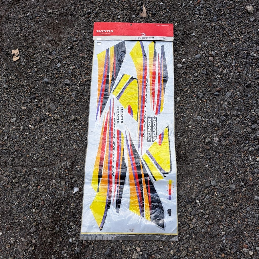 Striping stiker body honda tiger 2000 Super cruiser 871X0-KCJ-850ZA Original AHM Astra honda motor