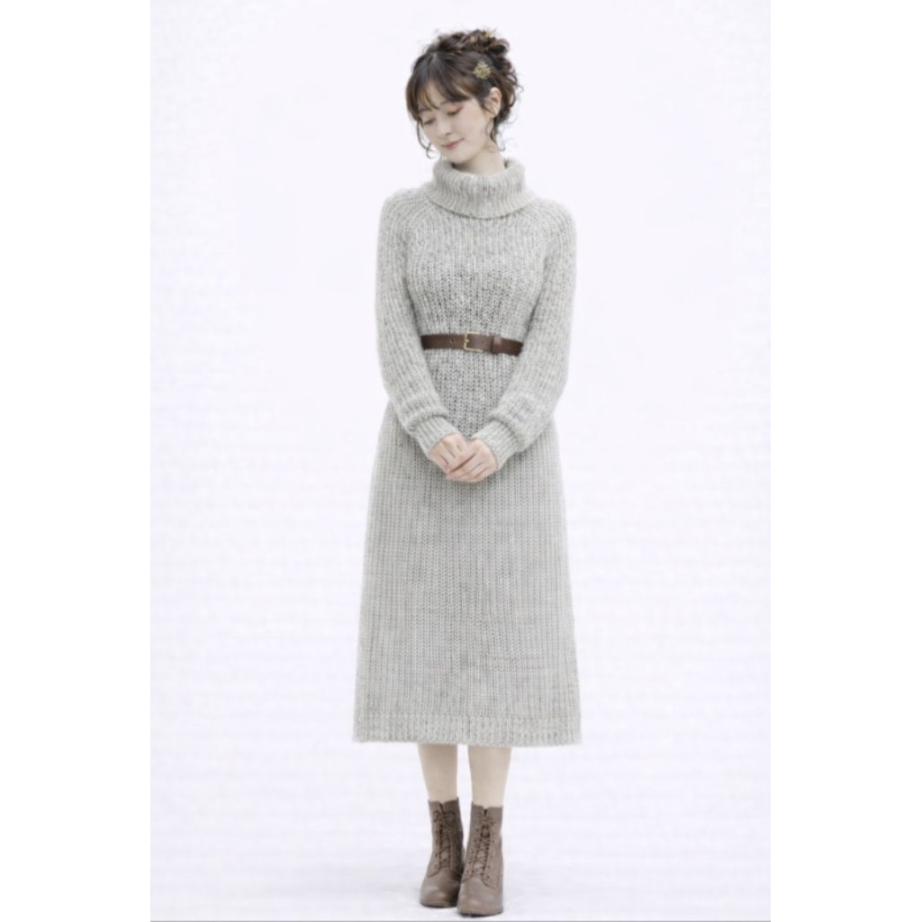 Dress UNIQLO Full Knit Grey (S)