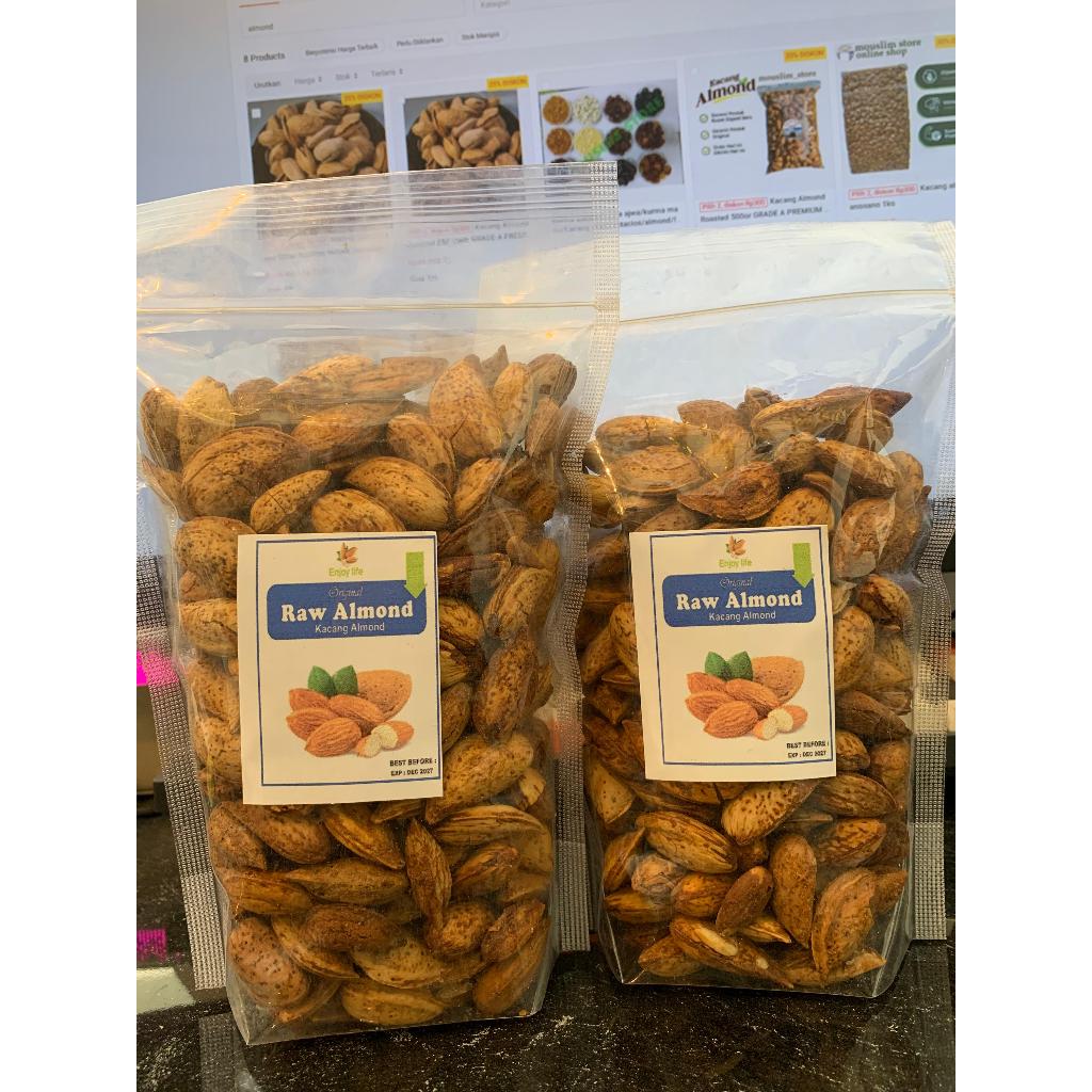 Kacang Almond [500gr] /Kacang almond premium