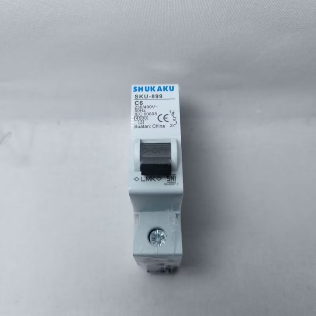 Shukaku MCB 1Phase 6A MCB Listrik Merk Shukaku