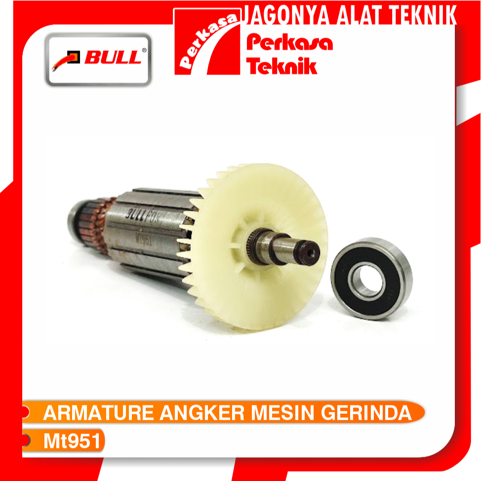 BULL MT951 Armature Rotor Angkur Angker Mesin Gerinda Maktec MT 951