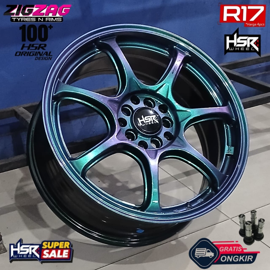 Velg Mobil R17 Terios Rush Xpander Innova Pelek Racing Ring 17 HSR Maybrat