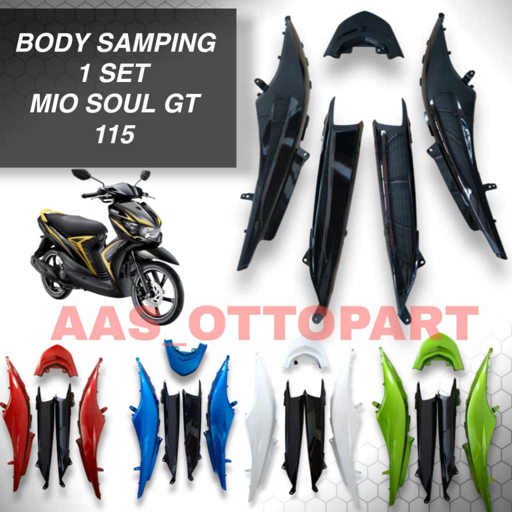 Cover Body Samping Mio Soul GT 115 Semua Warna Termurah