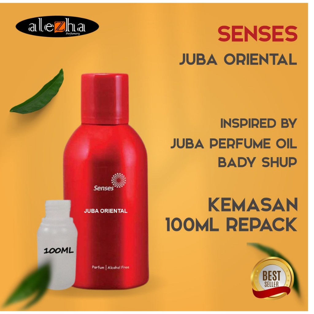 BIBIT PARFUM MURNI JUBA ORIENTAL (SENSES) 100ML REPACK