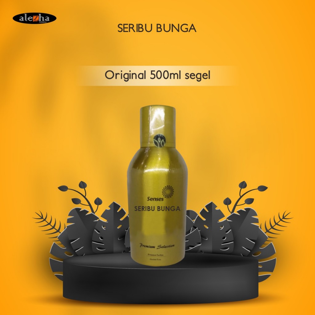 BIBIT PARFUM MURNI SERIBU BUNGA (SENSES) 500ML SEGEL