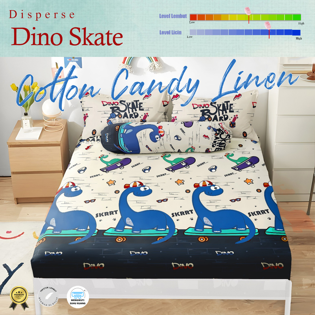 Bedcover Saja 100% Katun Disperse Motif Anak - Anak / Motif Karakter / Kartun