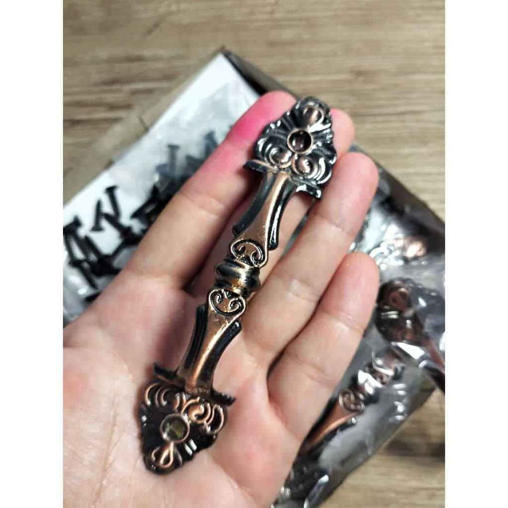 Tarikan Laci Antik / Handle Lemari / Hendel Gagang Top Tarikan Jendela Pintu Kecil