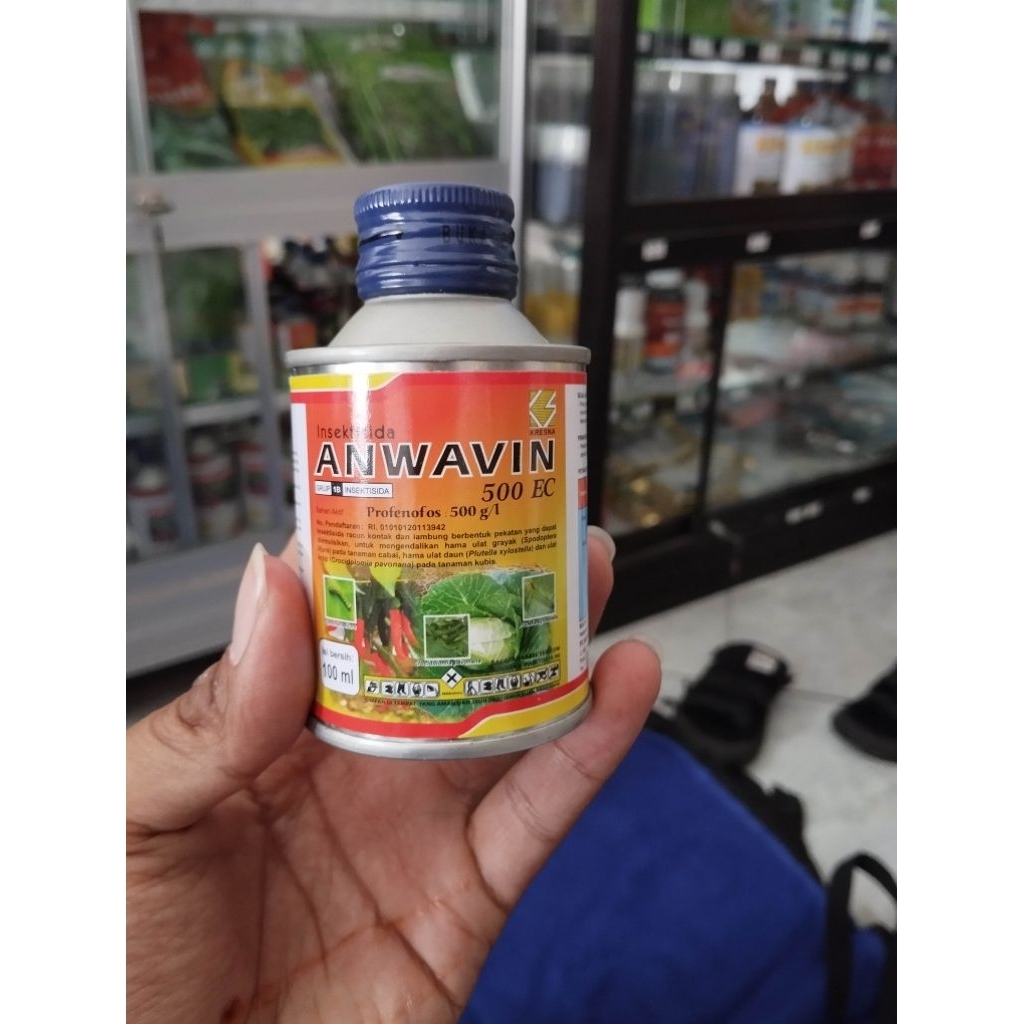 Insektisida ANWAVIN 500 EC | Profenefos 500g/L ukuran 100ml