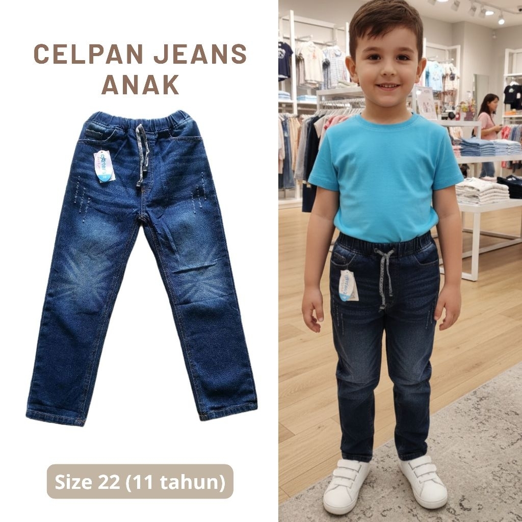 Celana Panjang Anak Jeans Levis Biru
