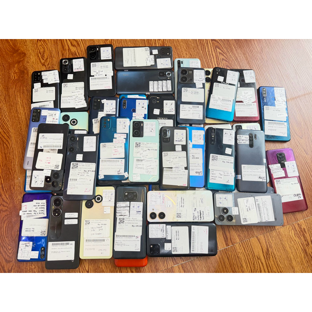 Handpone HP Minus Layak Pakai Second Murah berkualitas A60 Y27 Y12s Y53s Y21T A11k C11 Smart8Pro Not