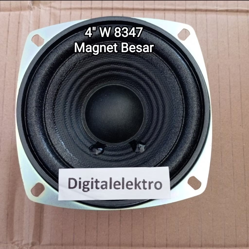 Speaker 4 inch W 8347 B/H woofer prestige  4 ohm 40 watt