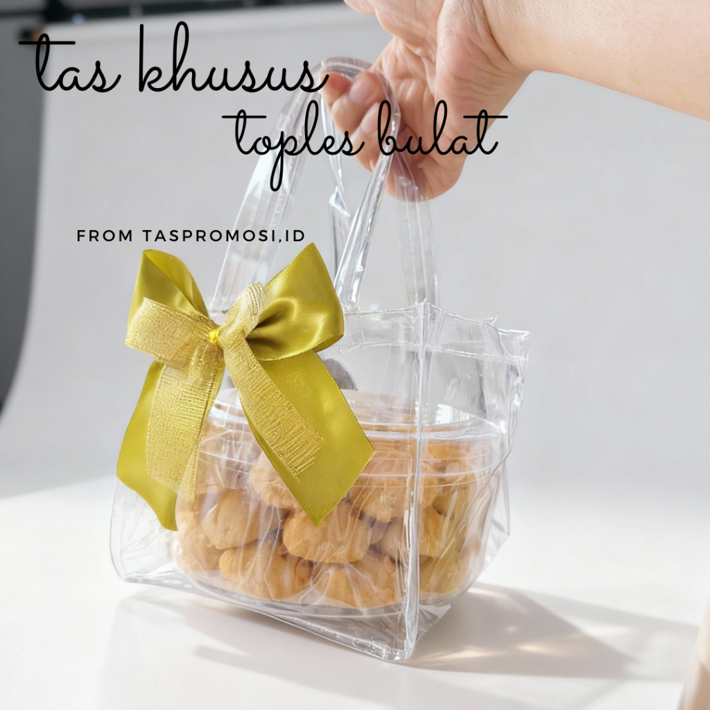 TAS TOPLES NASTAR 500 250 gr Tas Plastik kue Nastar Tas toples /Tas goodie bag kue kering /TAS MIKA