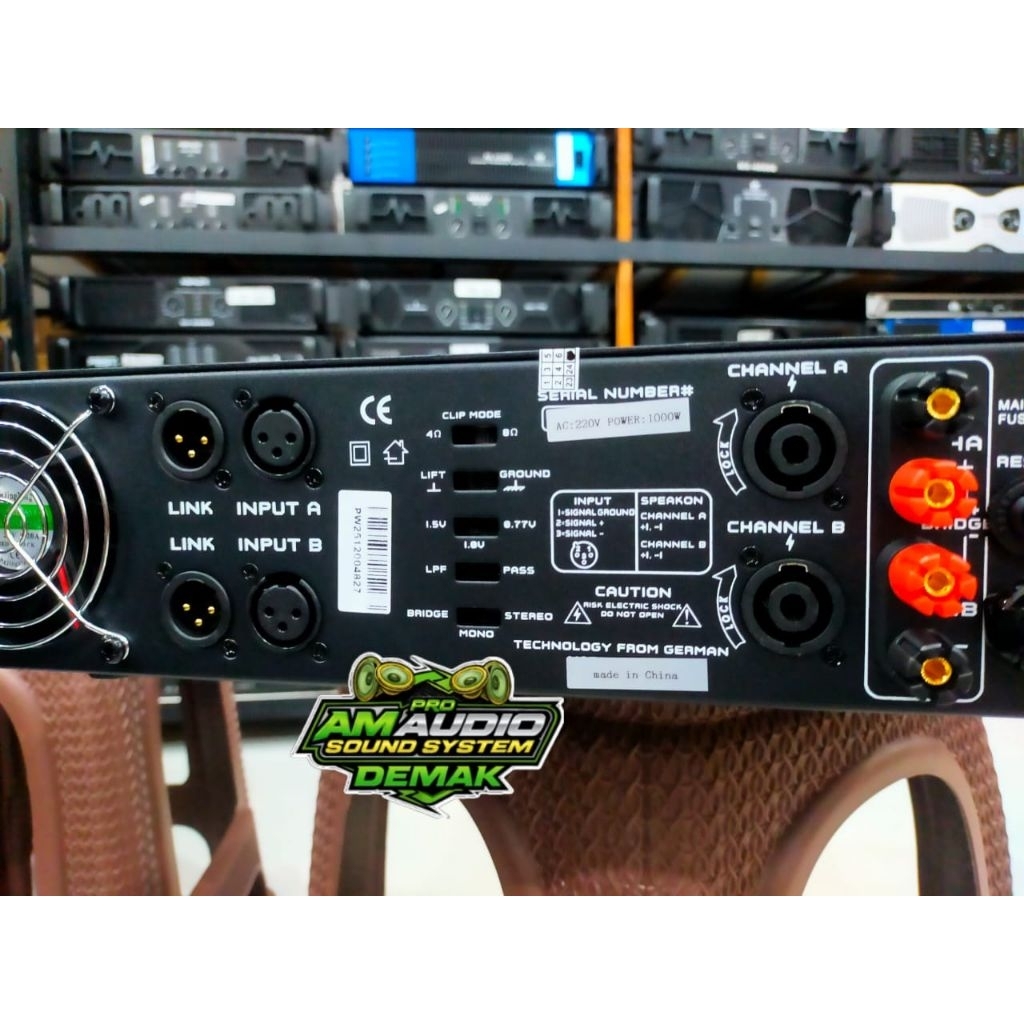 Power Amplifier WISDOM LA 3000