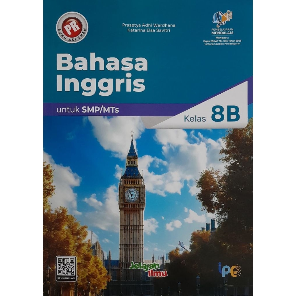 Buku PR/LKS bahasa Inggris kelas 8, 8b semester 2 (Kurikulum Merdeka)