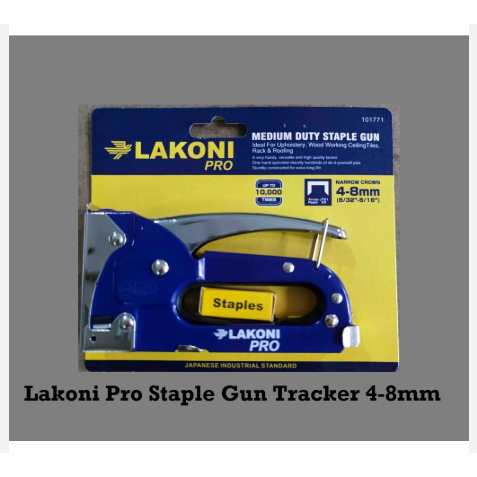 JETJO TOOLS 101771 STEPLES TEMBAK UKURAN 4-8mm/STAPLE GUN TRACKER LAKONI PRO MURAH BERKUALITAS
