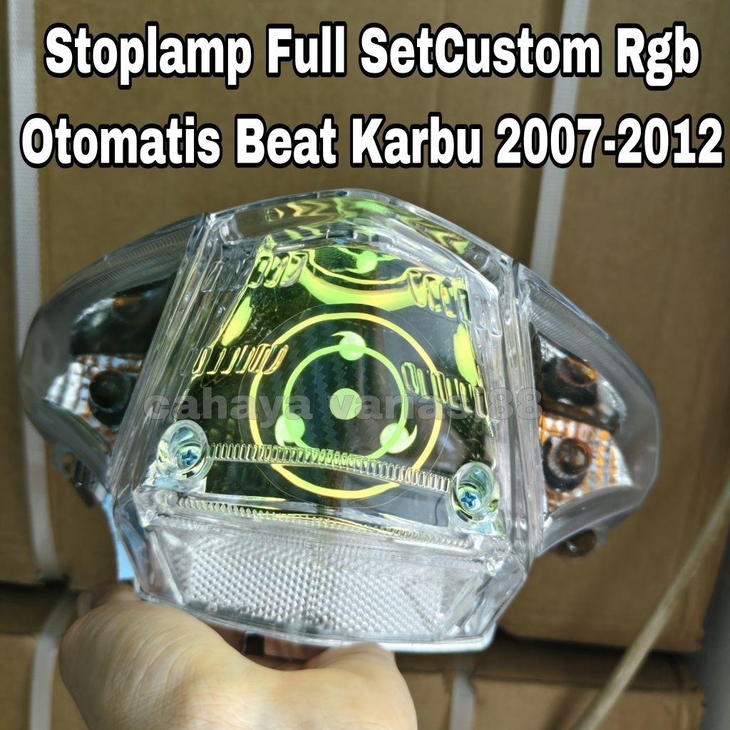 Lampu Stop Belakang Beat Karbu Custom Rgb Stoplamp Full Set Variasi Motor Beat Karbu Tahun 2007-2012