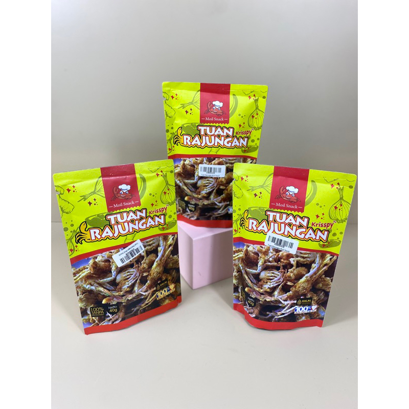 Tuan Rajungan Krisspy 40g By Moil Snack | Snack Seafood