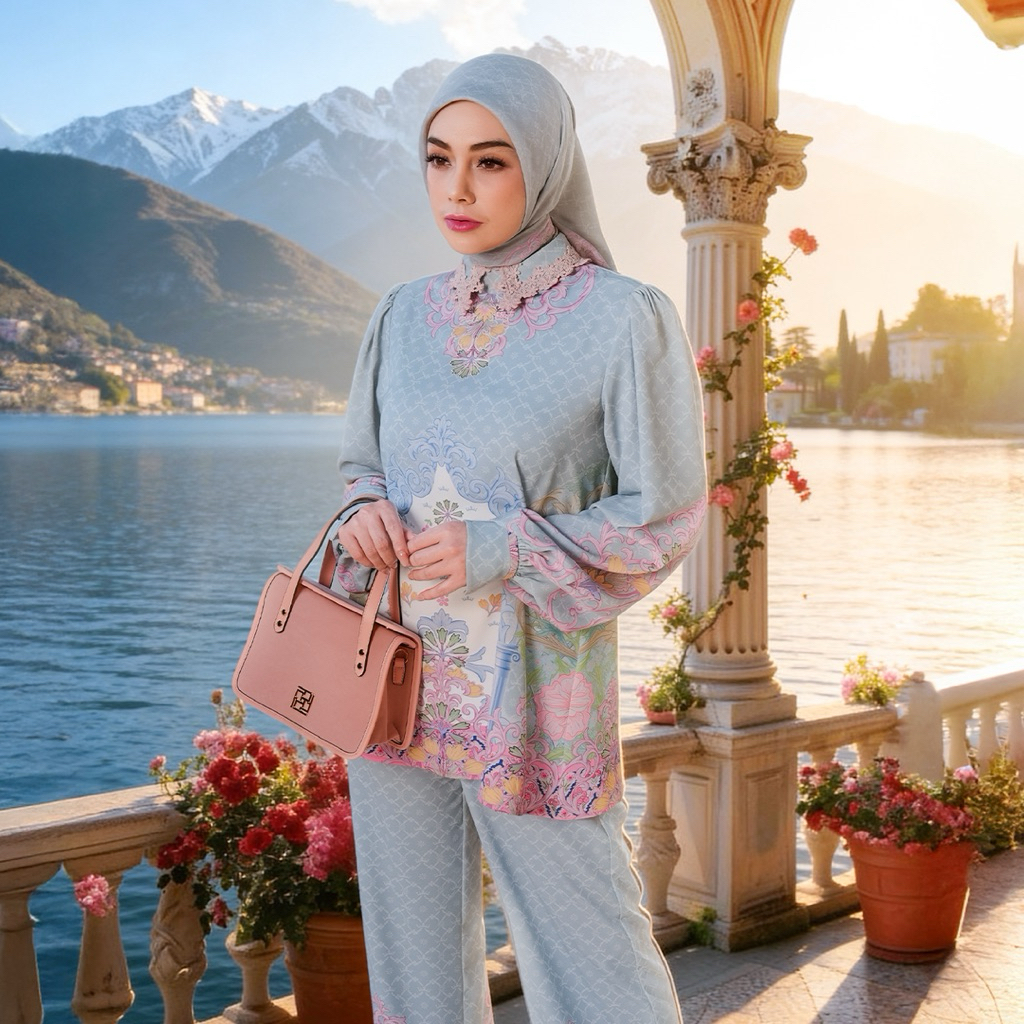 Mandjha Eliora One Set/Setelan Wanita Mewah Nyaman By Ivan Gunawan