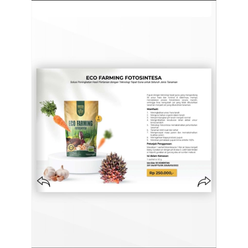 Eco Farming Fotosintesa Pupuk Premium