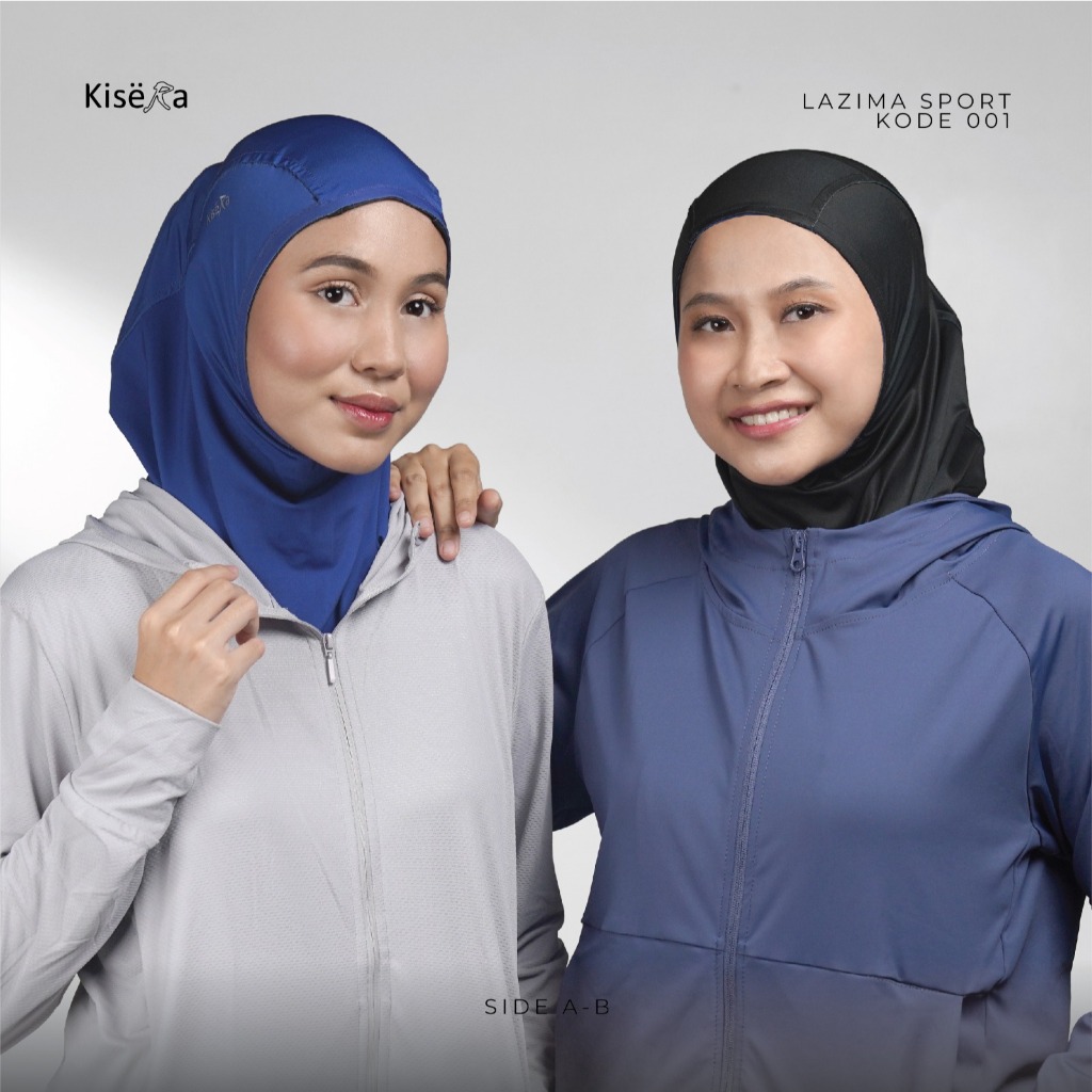 Kisera Official | Lazima  sport small 001 | Satu Kerudung Empat Warna | Kerudung Bolak-Balik pertama
