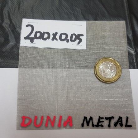 Wire mesh Stainless Steel 304 Mesh 200 x 0.05 Ayakan / Mesh Saringan