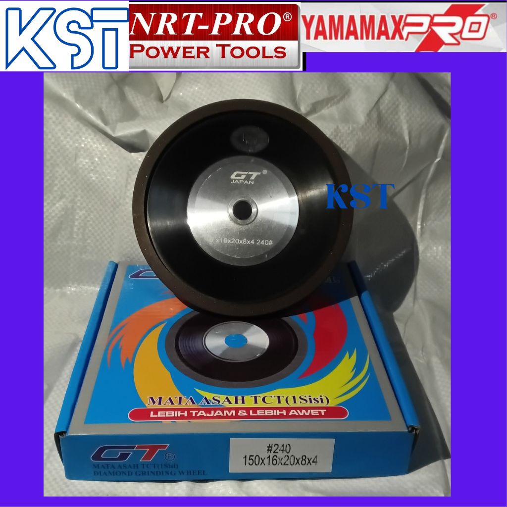 MATA ASAH / DIAMOND ASAH / DIAMOND GRINDING WHEEL 1 SISI 6" 240 GT JAPAN
