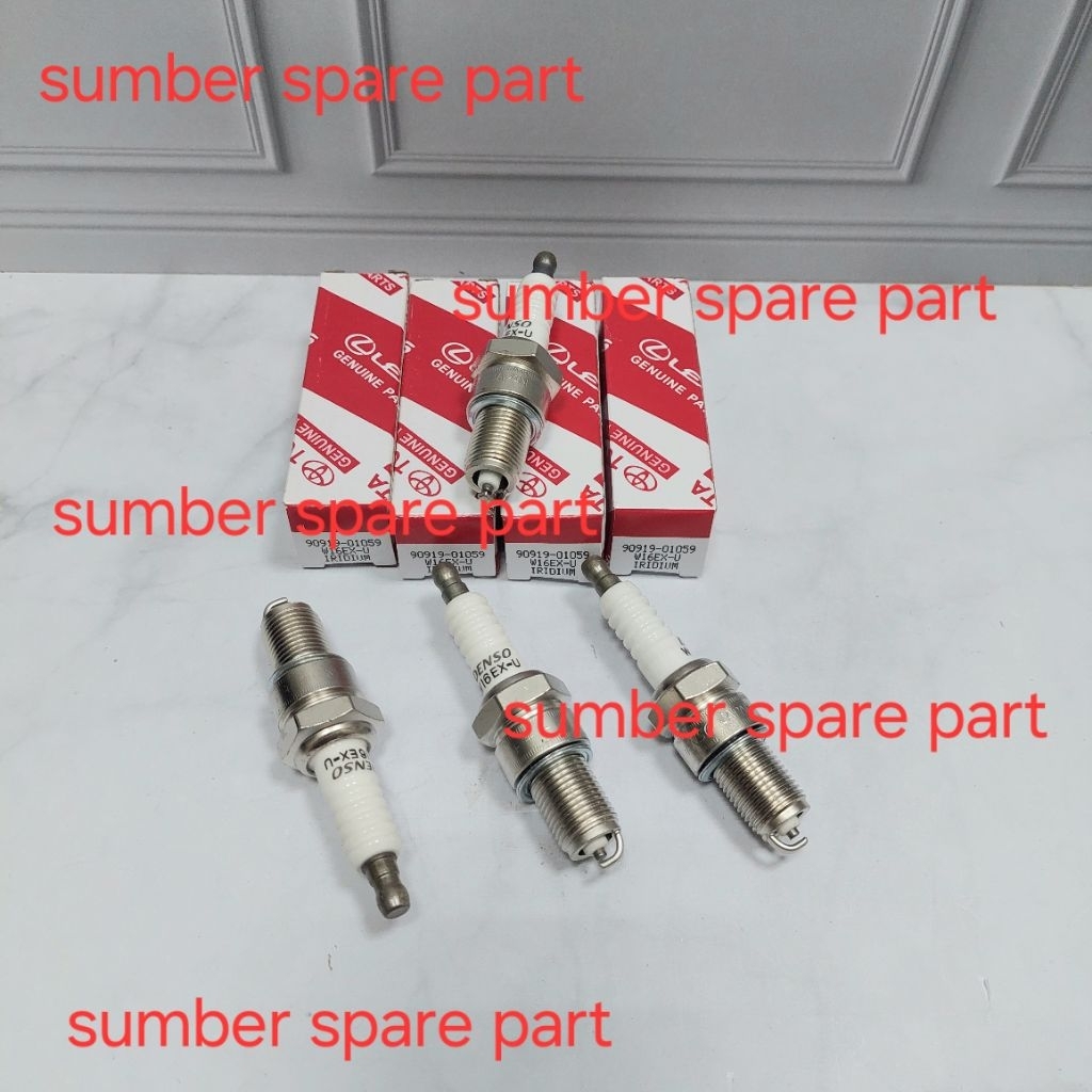 Busi Iridium Busi Spark Plug Toyota Mobil Carry Kijang L300 Bensin Set 4pc (90919-01059)