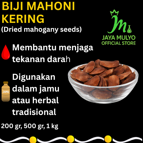 Biji Mahoni 200 gr / Mahoni Kering