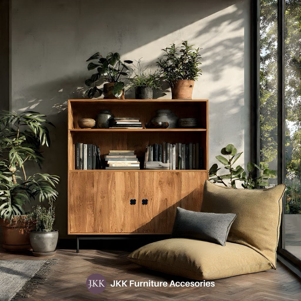 JKK Door Knob Marble Handle Tarikan Pintu Lemari Laci Pegangan Daun Semanggi untuk Interior Rumah da