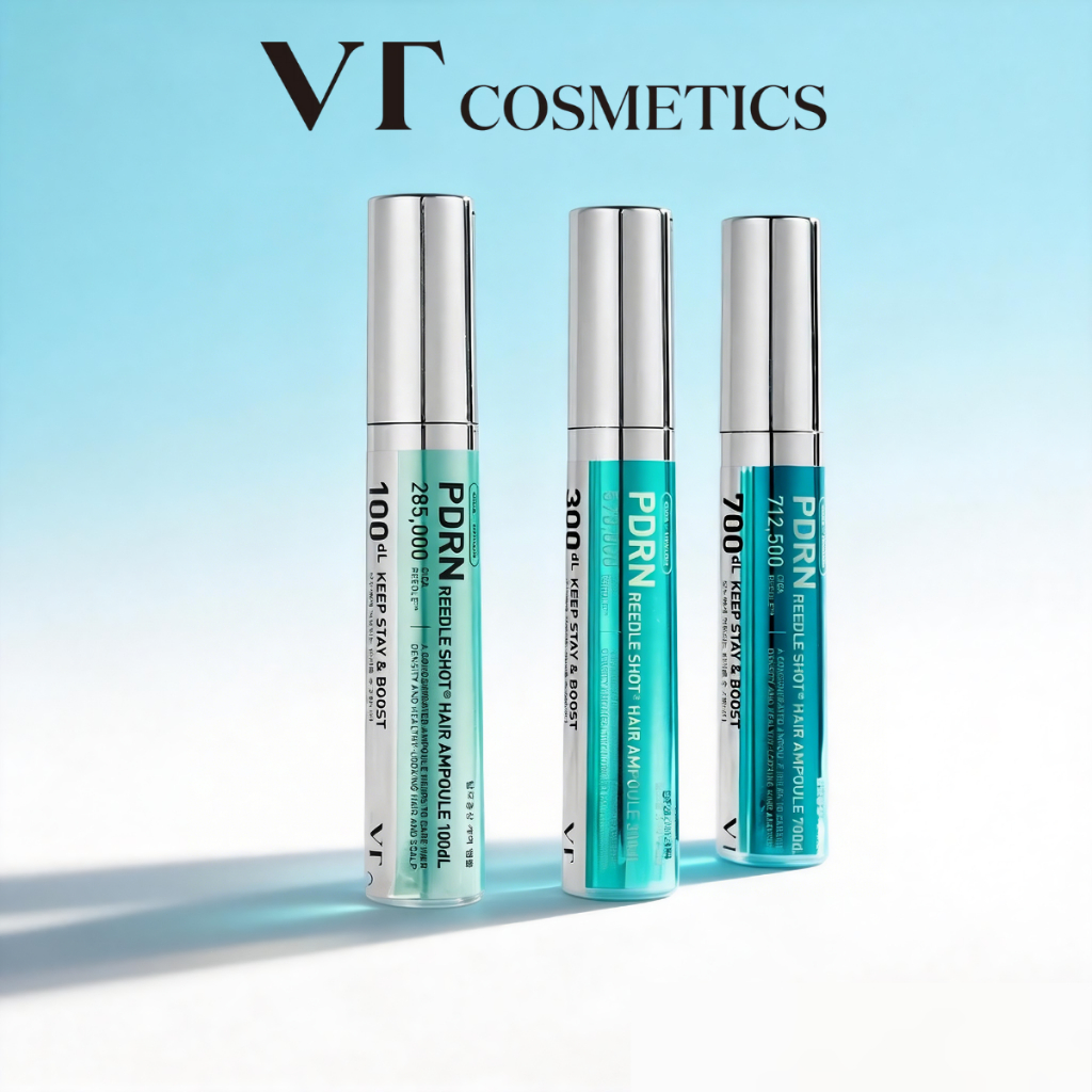 VT COSMETICS PDRN REEDLE SHOT HAIR AMPOULE 100dl 15ml