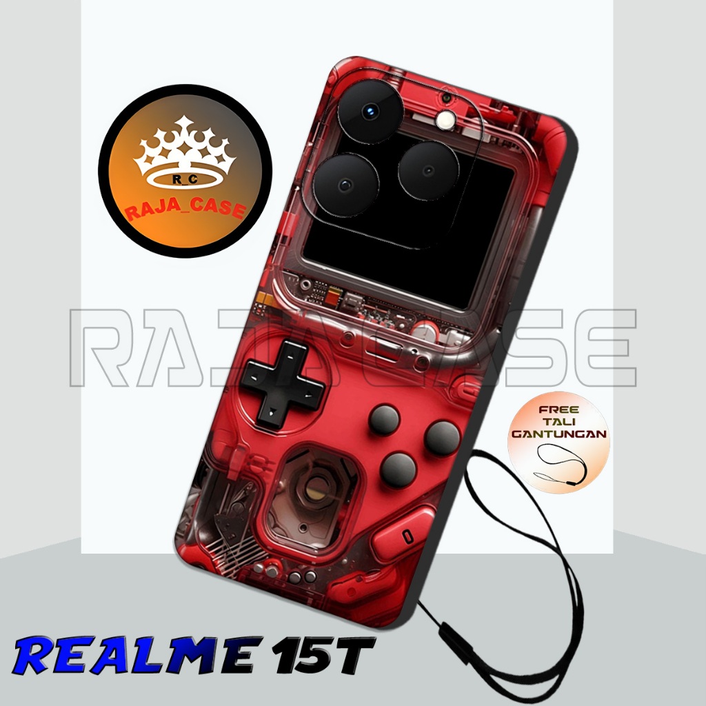 [RC18] Case REALME 15T - REALME 15T  [Motif Gameboy ] - bahan karet - all type hp
