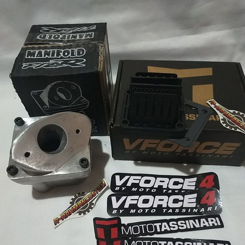 intake manipol intek kodok FIZ R pendek plus membran RXZ karbon VFORCE 4