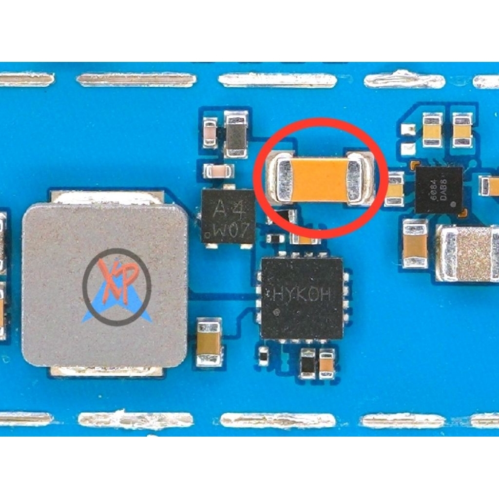 kapasitor ic lampu lcd tab samsung copotan