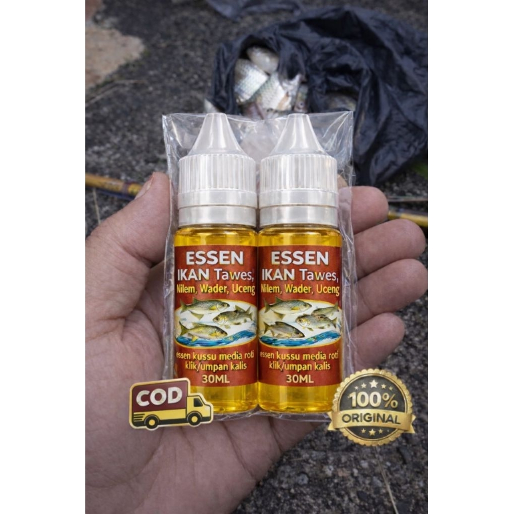 Essen Ikan Tawes 30ML Asli Umpan Mancing Tawes Nilem Wader Uceng Media Roti Umpan Kalis