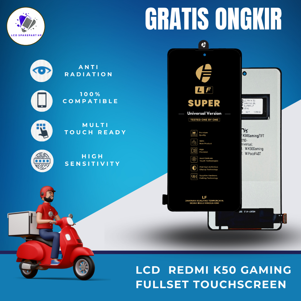 LCD REDMI K50 GAMING FULLSET TOUCHSCREEN