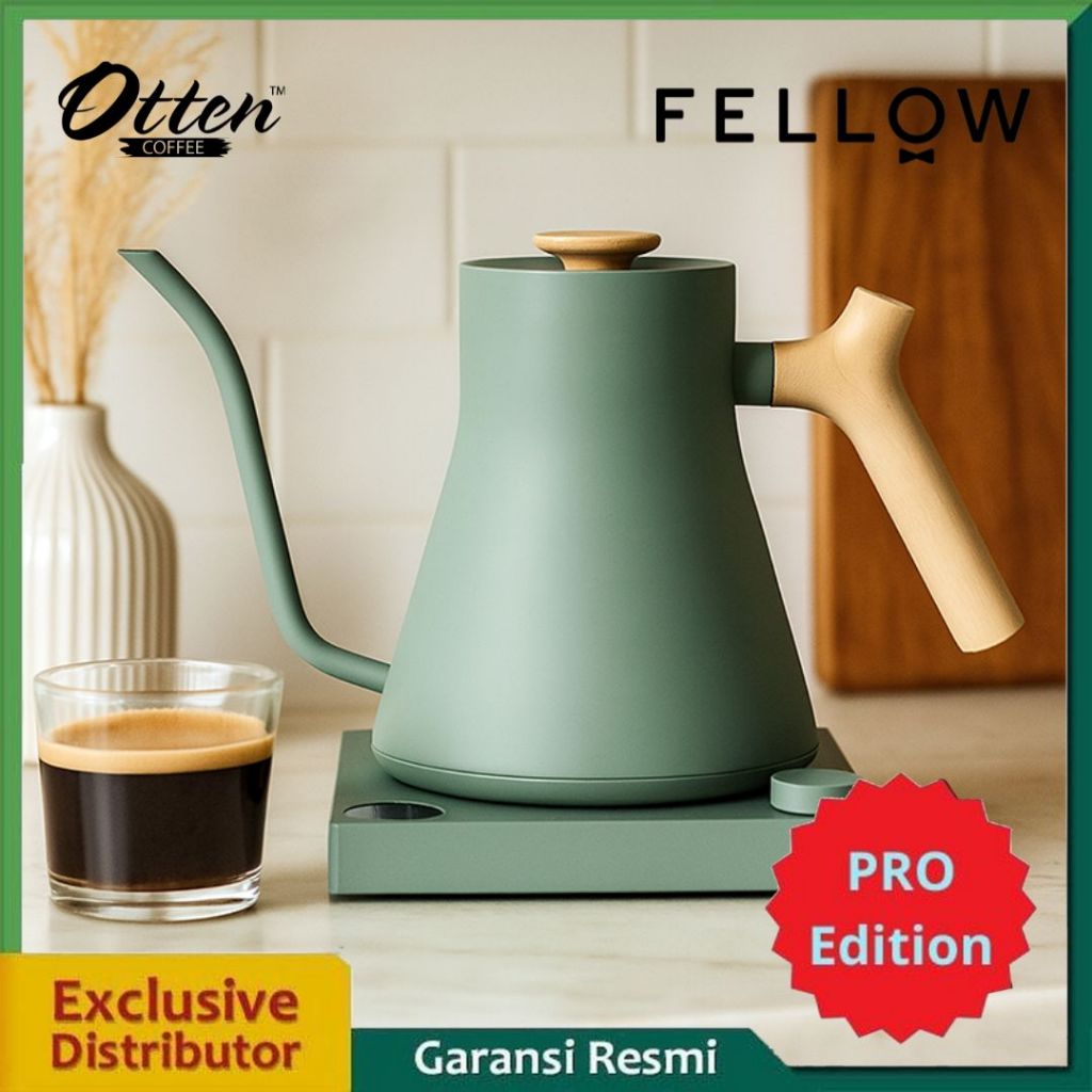 Fellow - Stagg EKG Pro Pour Over Coffee Kettle Electric - Teko Pemanas Air Ketel Elektrik (Smoke Gre