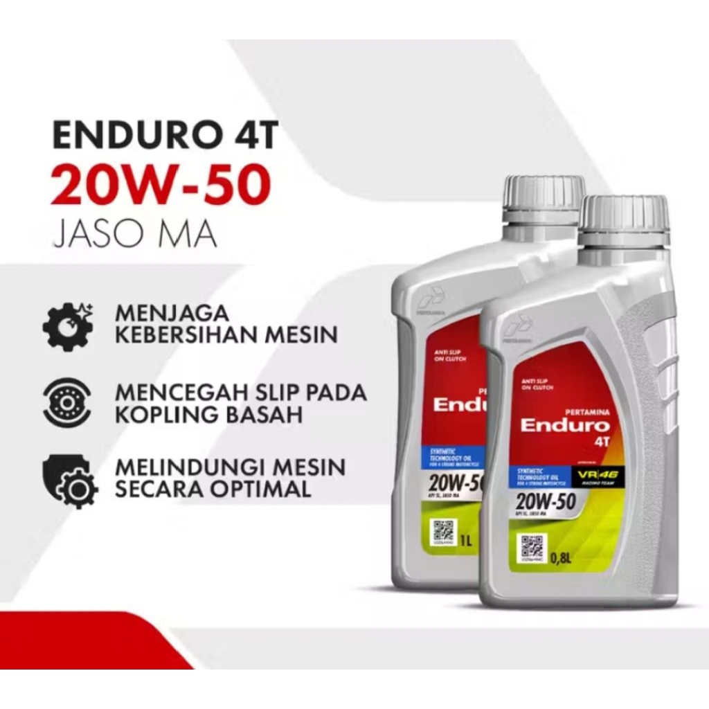 ENDURO 4T 20W-50 1LITER
