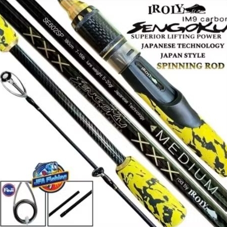 Joran Spinning Iroly Sengoku Carbon Solid Premium kuat