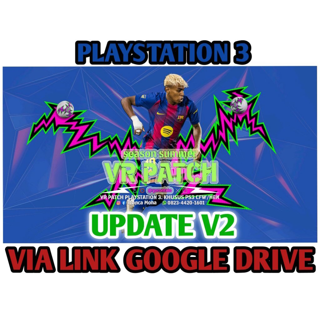 Game Bola PlayStation 3 eFootball VR PATCH