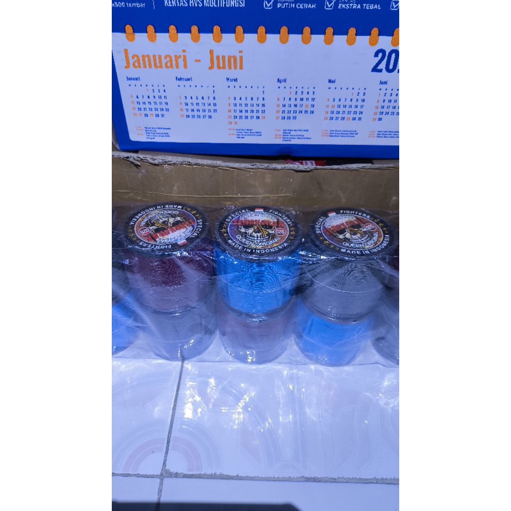 Gelasan Molor 025 TENGKORAK 3000 Yard JUMBO - Double Silicon