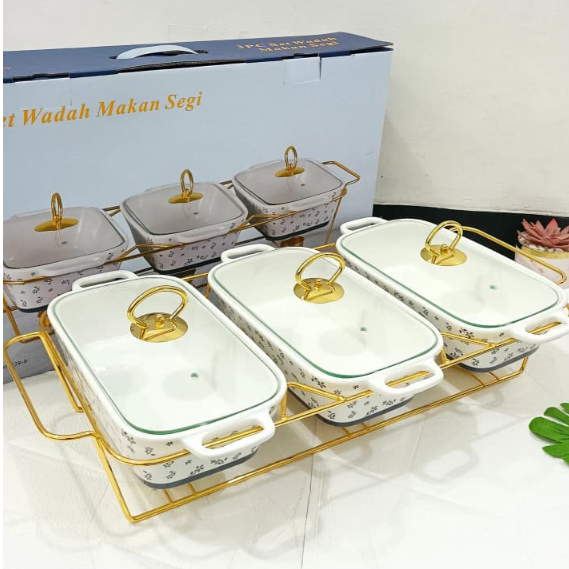 Prasmanan Triple Keramik Formia Daffodil Blue S/3