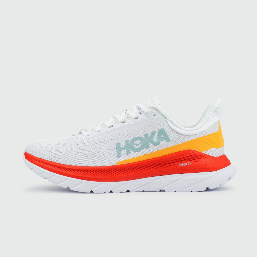 Hoka One One Mach 4 Sepatu Olahraga Running Outdoor Lari Sportwear Sneakers Fashion Streetwear Kasua