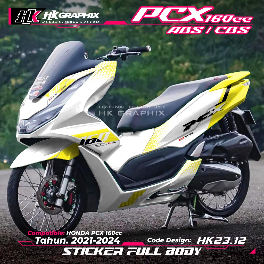 COD Sticker Decal PCX 160 Full Body Terbaru 2021 2022 2023 2024 Stiker PCX 160 ABS CBS Livery Malays