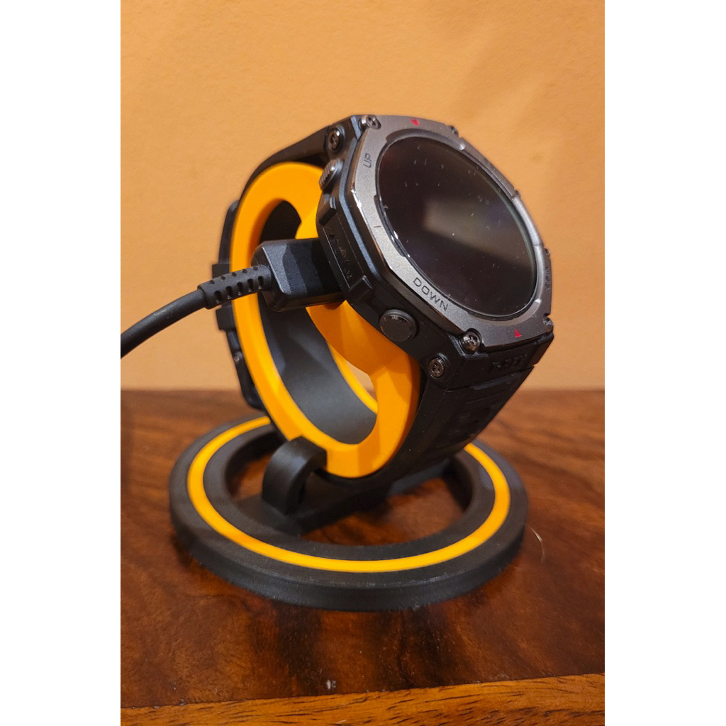 Charging Stand Amazfit T-Rex 3, T-Rex Pro - Dock Charger Meja Elegan & Kokoh