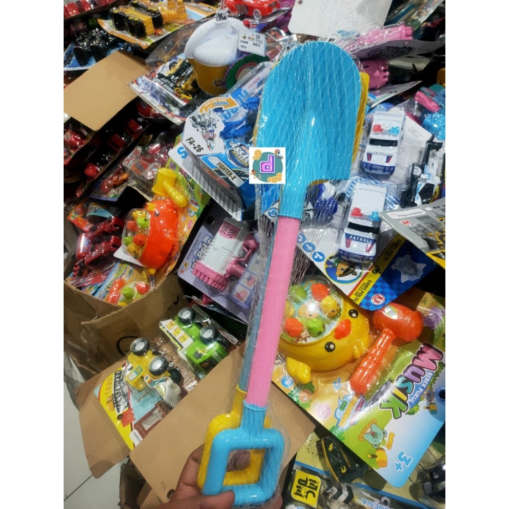 Mainan Anak Sekop Pasir / Mainan Sekop Plastik/ Skop Plastik/ Serok Pasir/ Mainan Serok Sekop