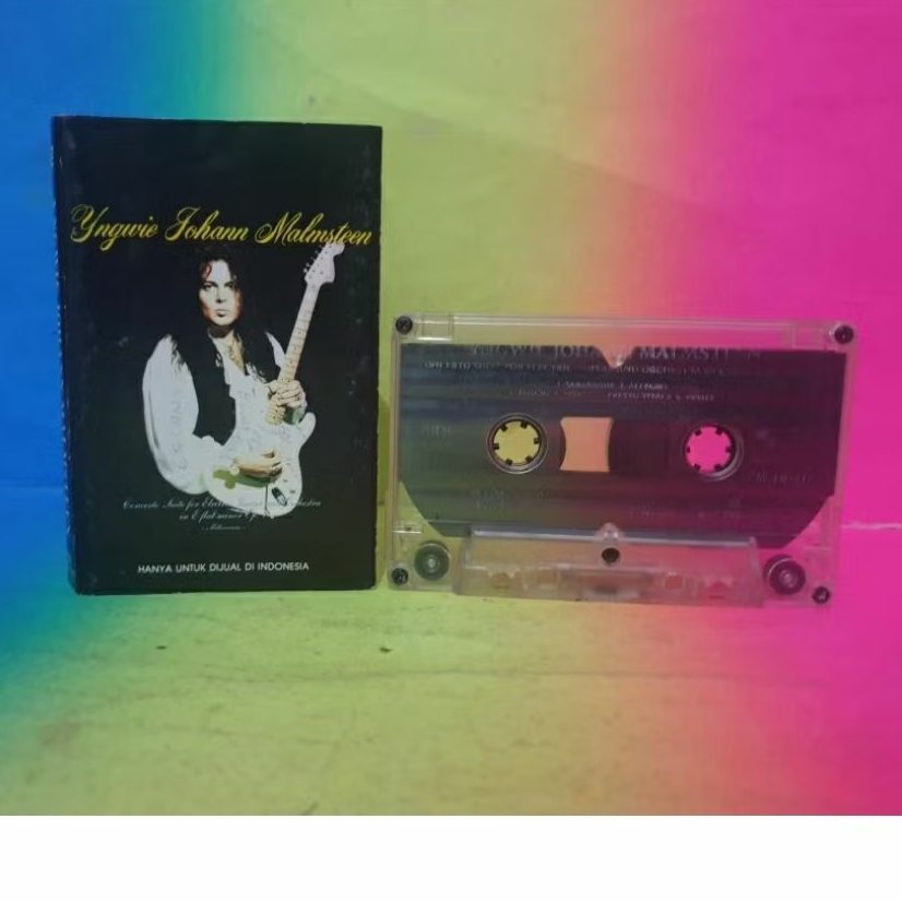 kaset YNGWIE MALMSTEEN concerto suite for electric guitar BAGUS cover KEPOTONG