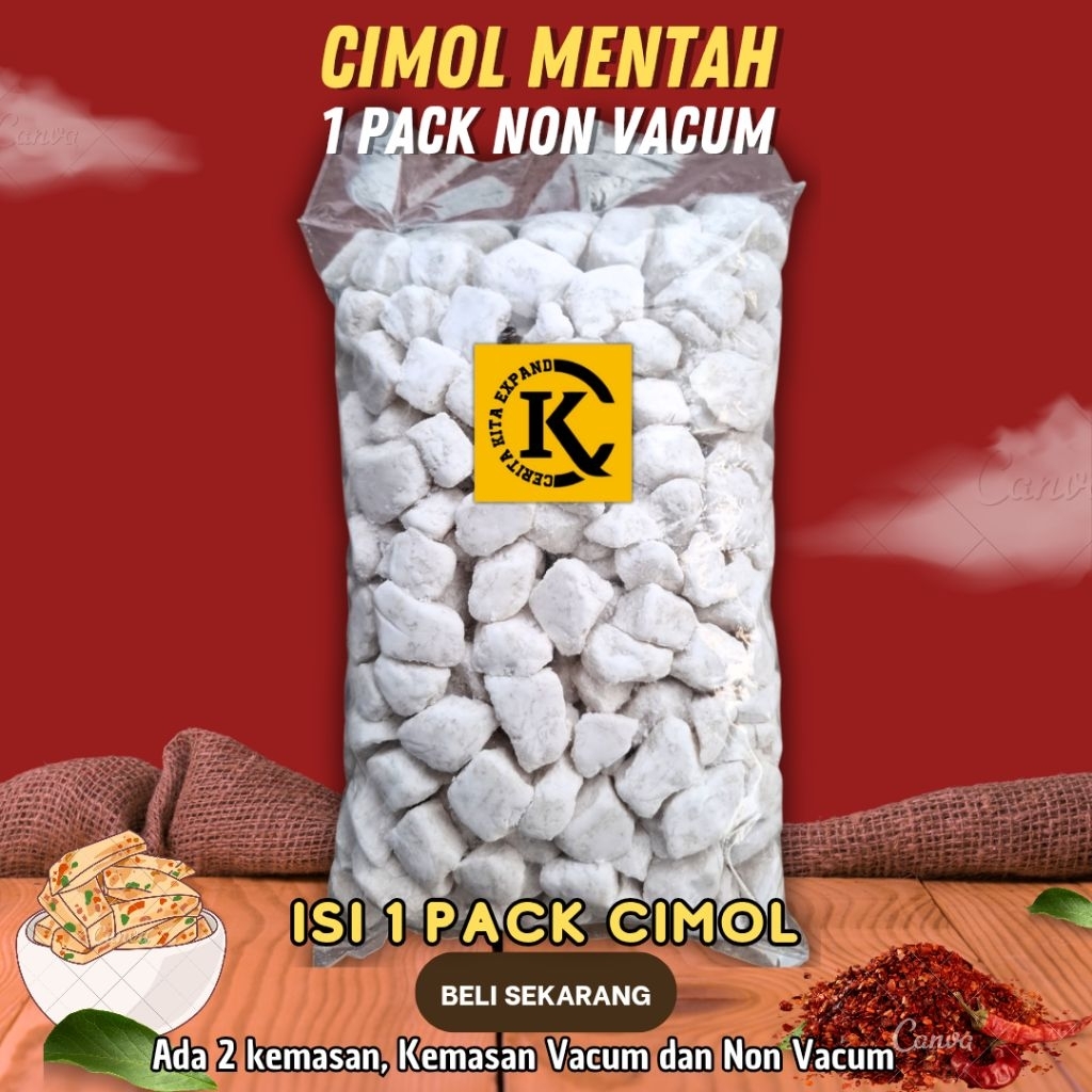 Cimol Mentah Tanpa Bumbu Harga GROSIR Hanya untuk Jawa Timur,kemasan Non Vacum