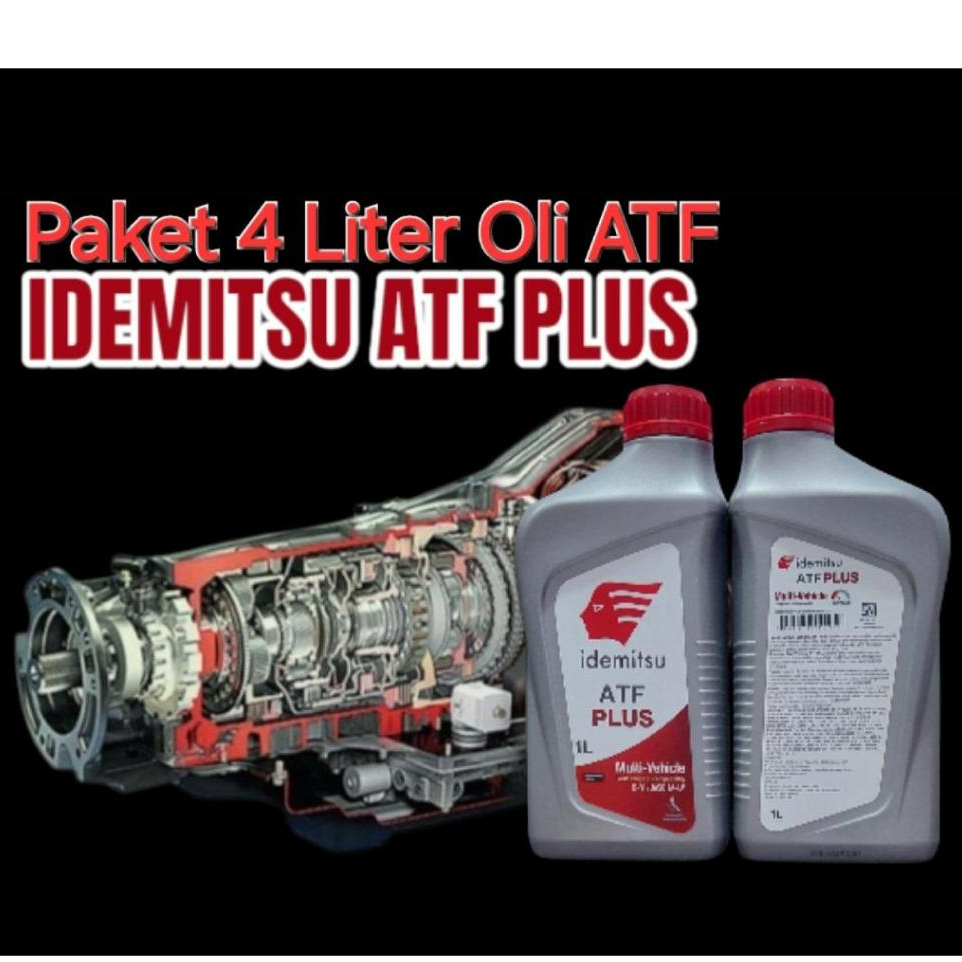 Paket Oli Transmisi ATF MV Plus Idemitsu 4 Liter/4 Botol