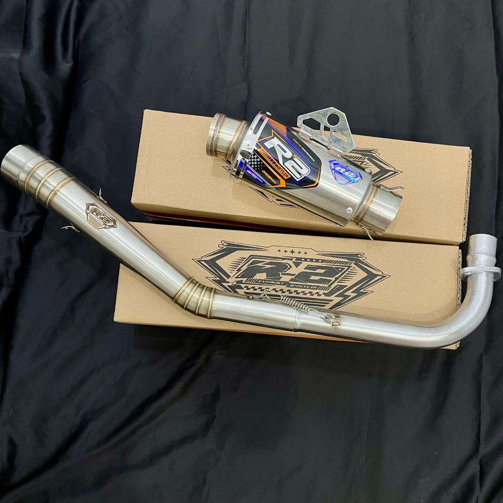 Knalpot Racing 110CC-200CC R2 Roadrace Z1, jupiter, vega, Revo, Supra