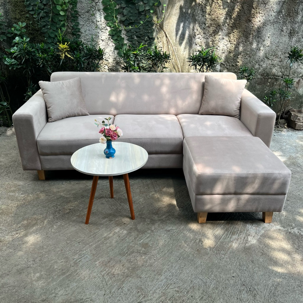 Sofa Mori 3 seater - sofa 3 dudukan - sofa dan stool - sofa ruang tamu- sofa ruang tv - sofa murah